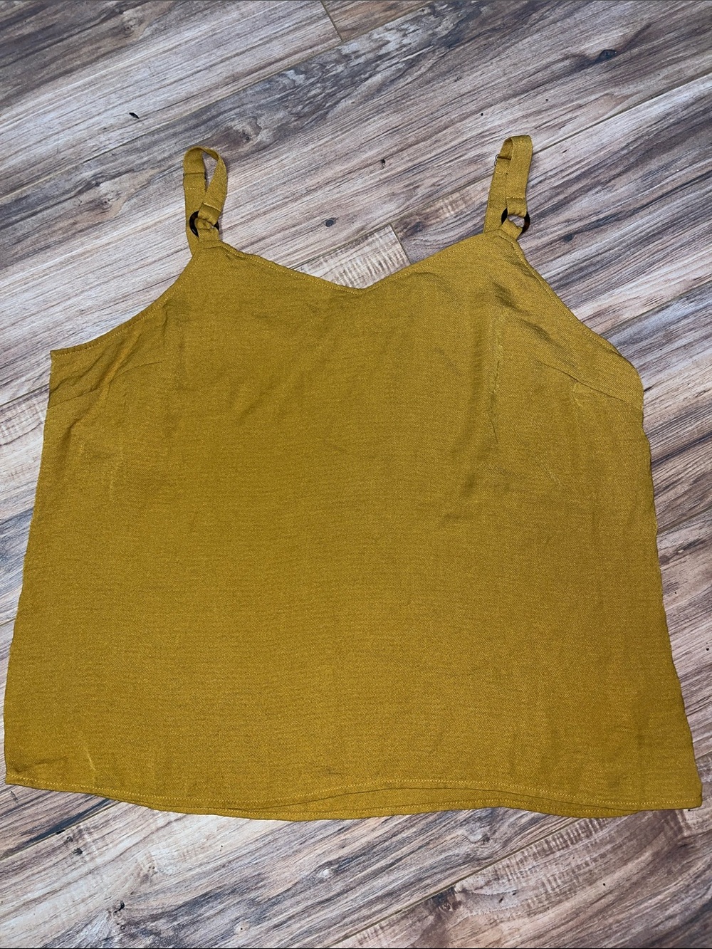 Maurices Mustard Gold Sleeveless Cami Top